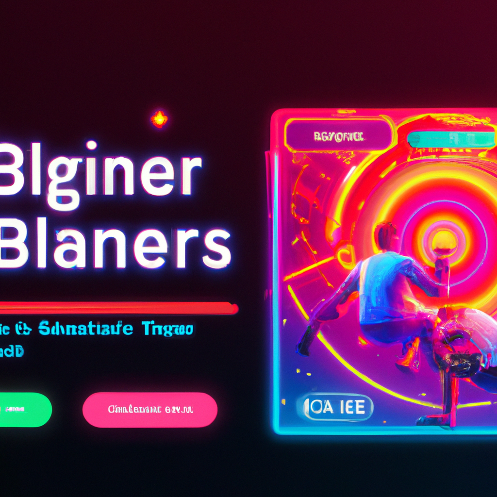 Three players in a neon arena, sparks and HUD details