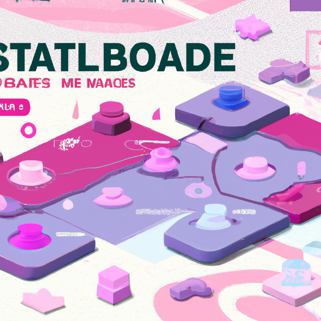 Top-down battlemode with asymmetric objectives highlighted